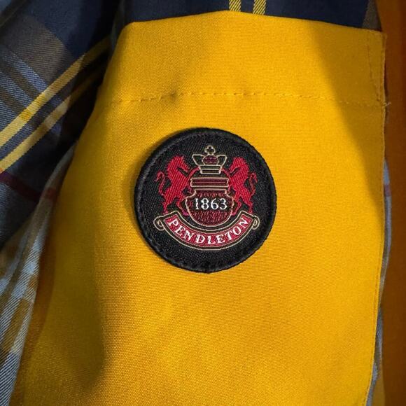 Pendleton Womens Waterproof Breathable Rain Trail Jacket Size Small Yellow - Picture 11 of 15